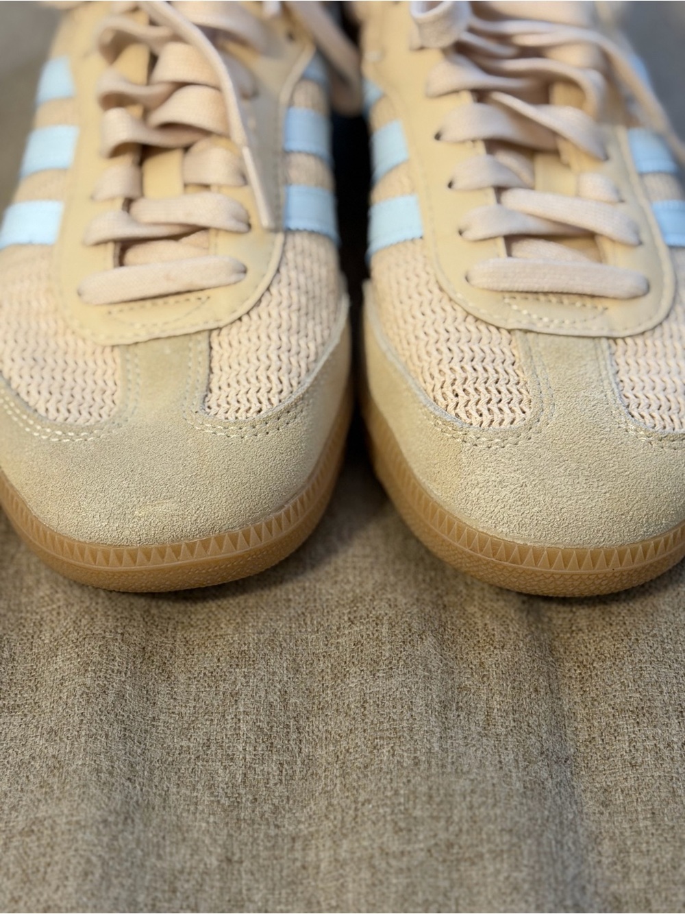 Adidas Samba OG Sneakers in Sand Strata Sky Tint. Size 7. Worn Once EUC - Picture 4 of 10